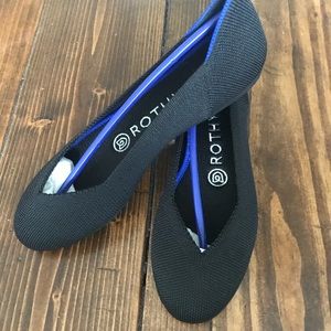 Black size 5.5 Rothy's flats, NWOT